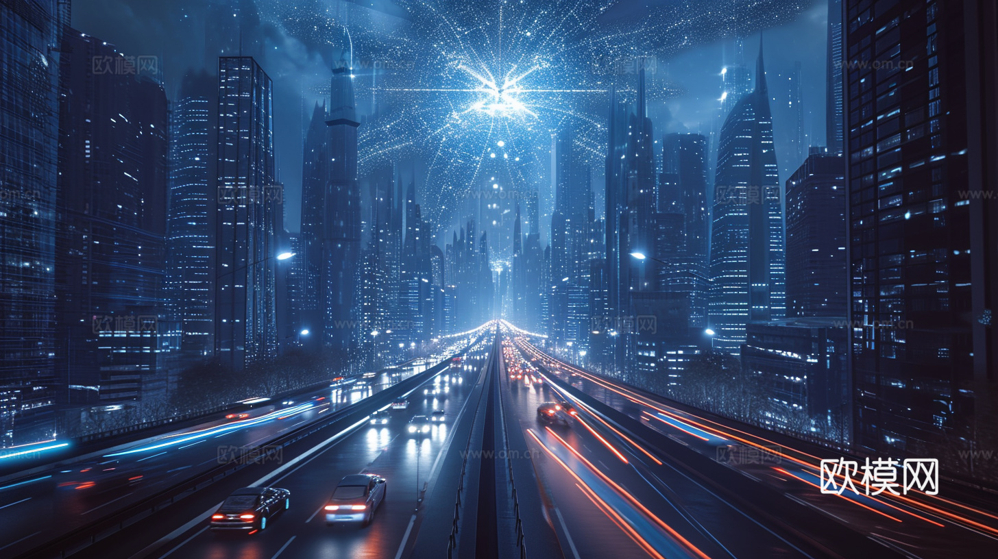 夜晚都市外景下载（渲染图1）