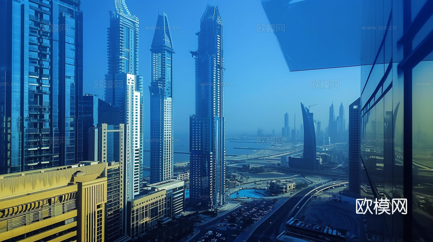 夜晚都市外景下载（渲染图5）