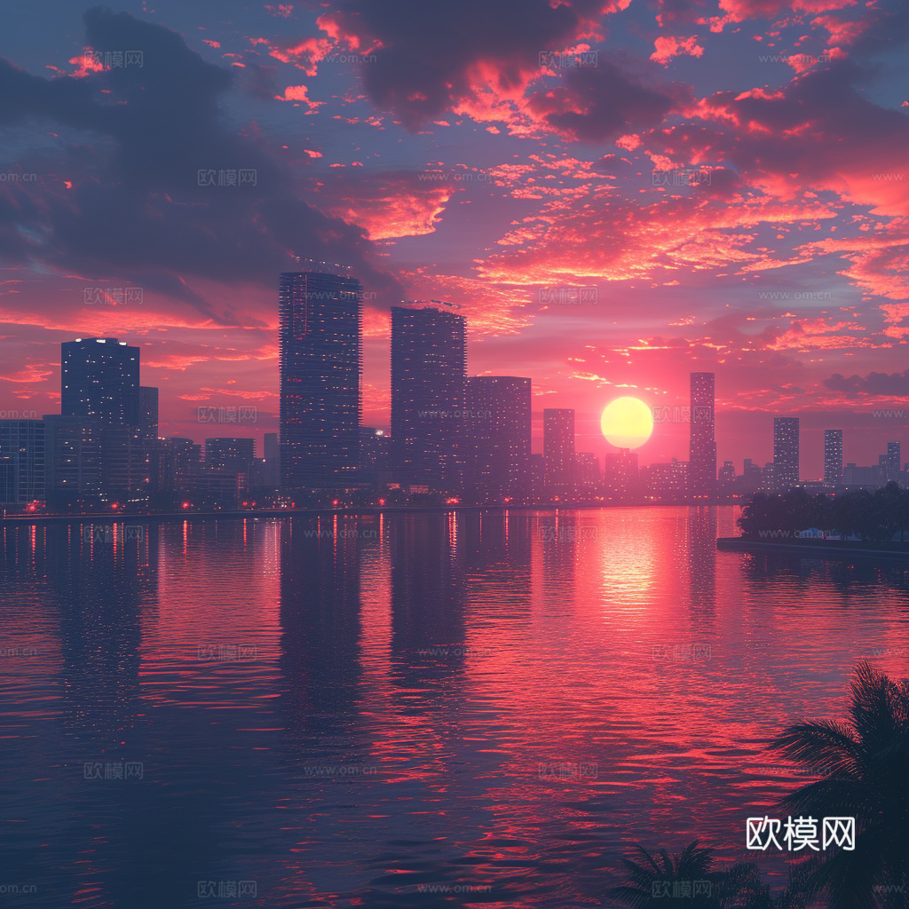 夜晚都市外景