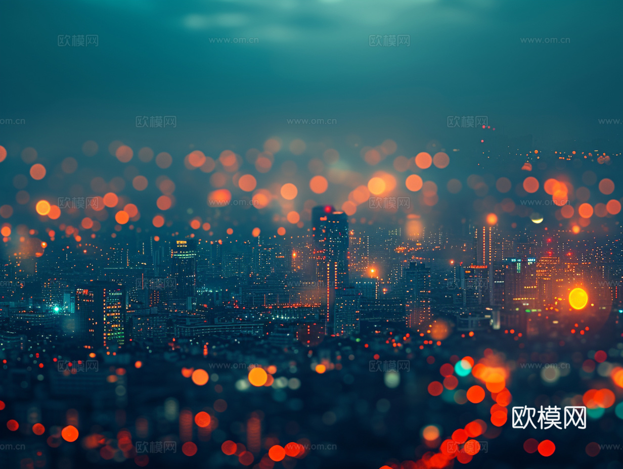 夜晚都市外景