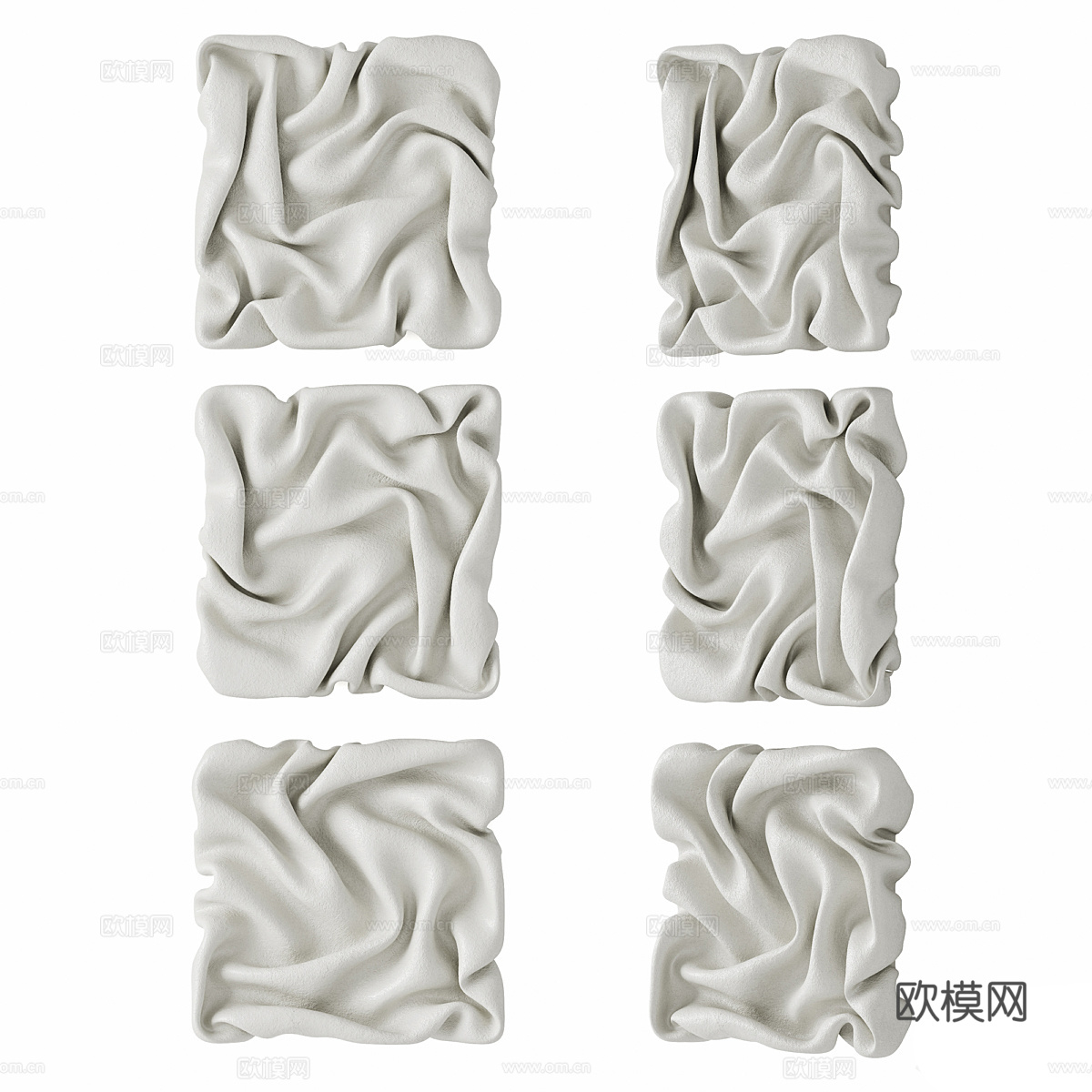 现代侘寂艺术挂饰3d模型