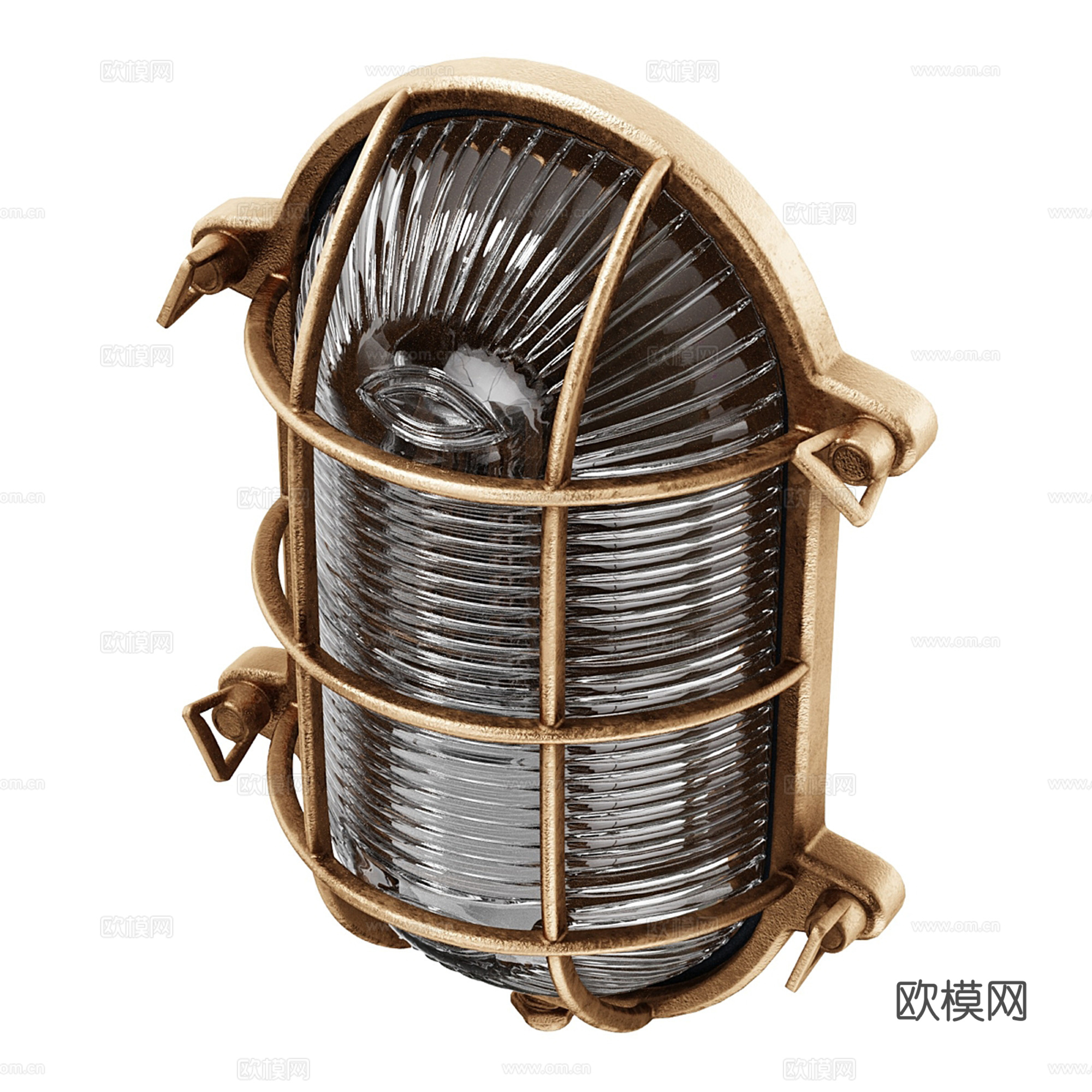 现代户外壁灯su模型