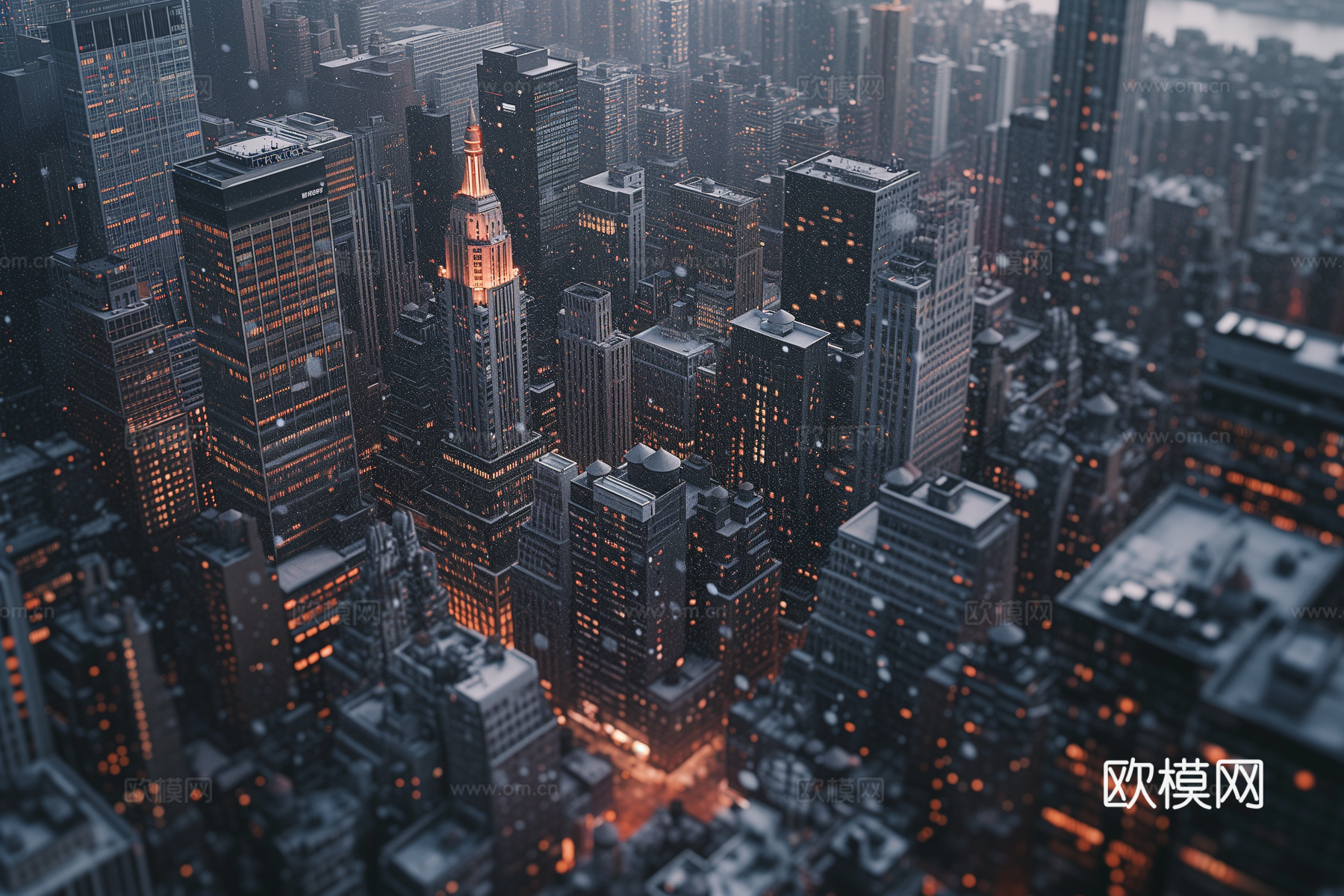 夜晚都市外景