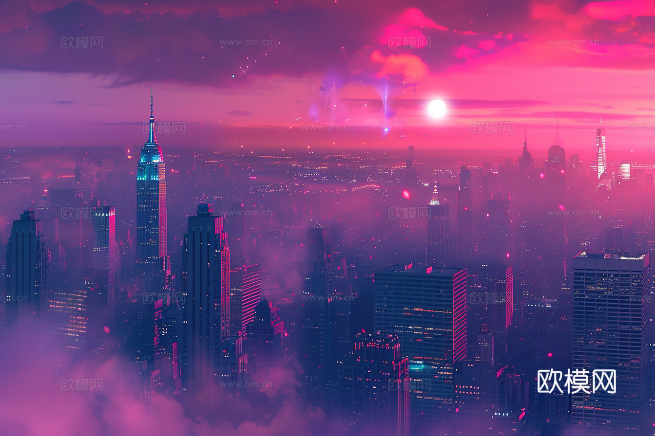 夜晚都市外景