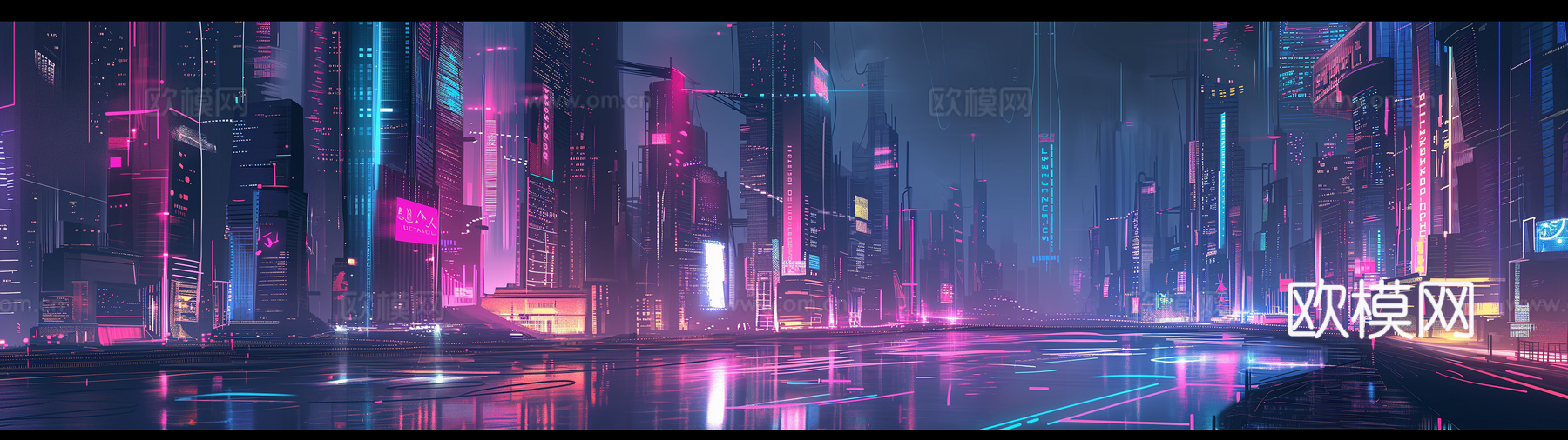 夜晚都市外景
