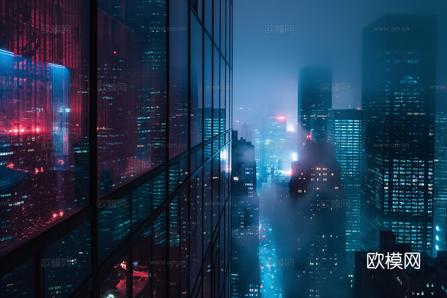 夜晚都市外景下载(渲染图8)