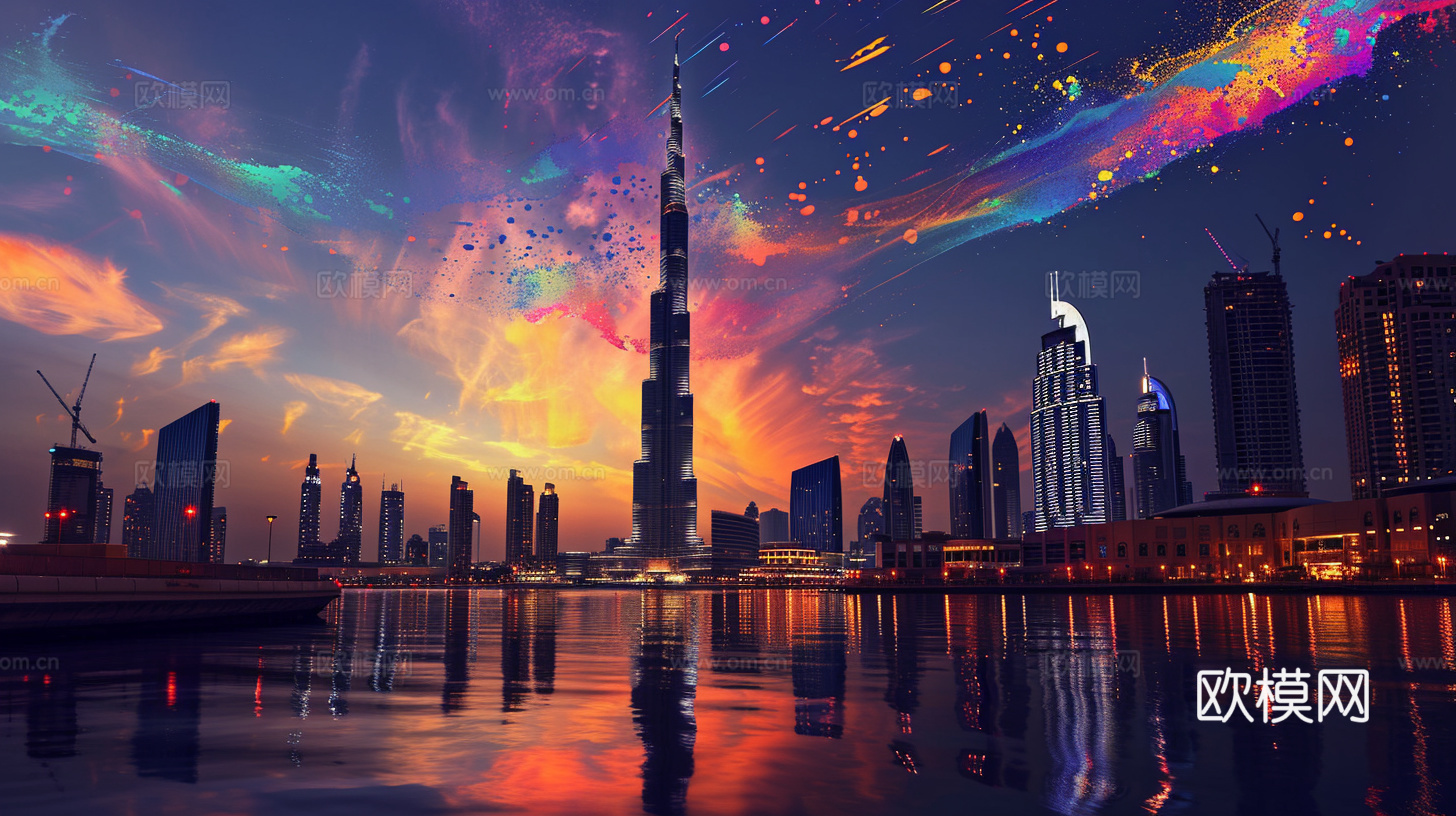 夜晚都市外景