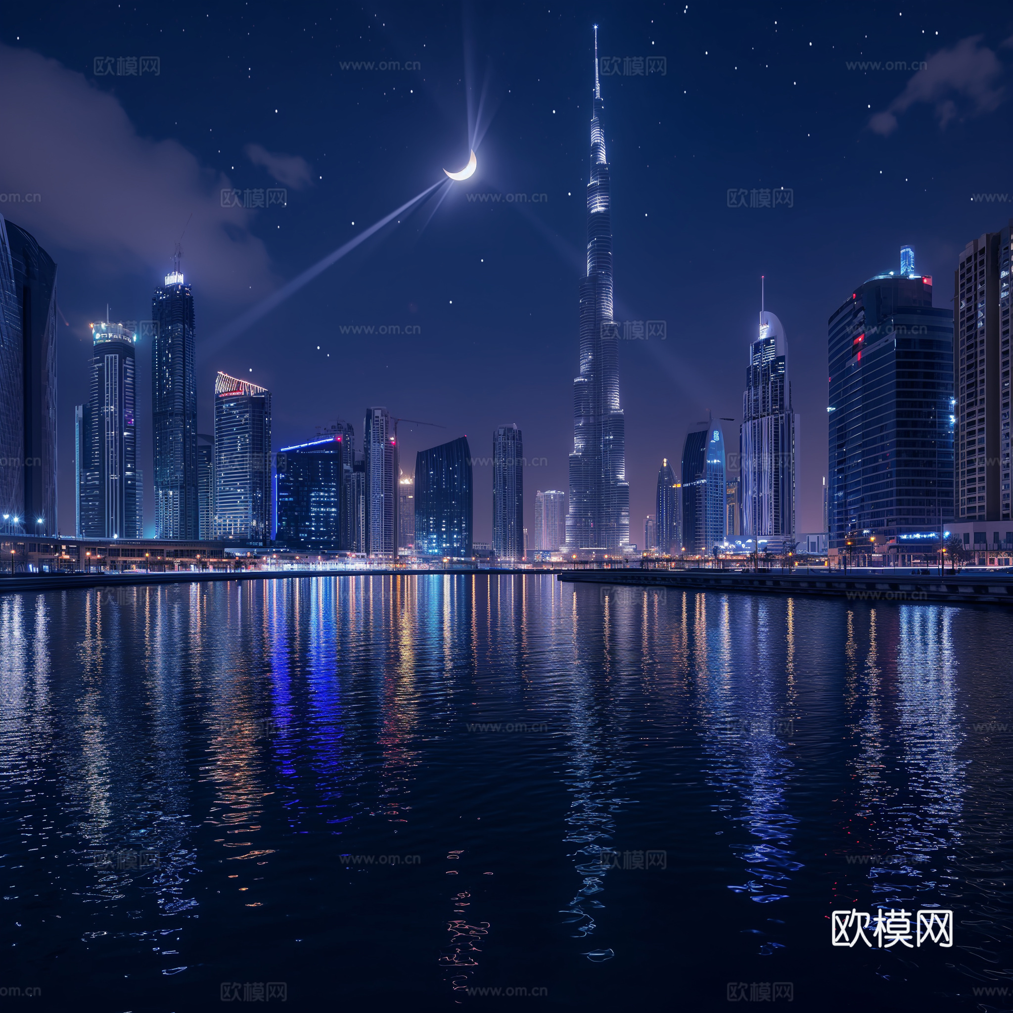 夜晚都市外景