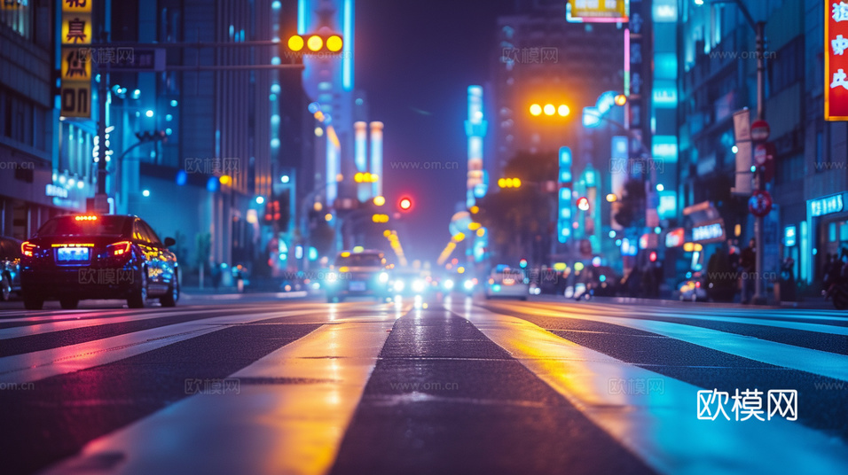 夜晚都市外景下载(渲染图2)