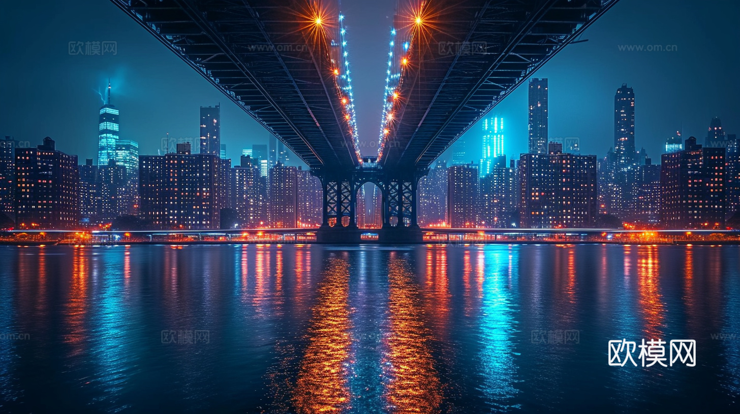 夜晚都市外景