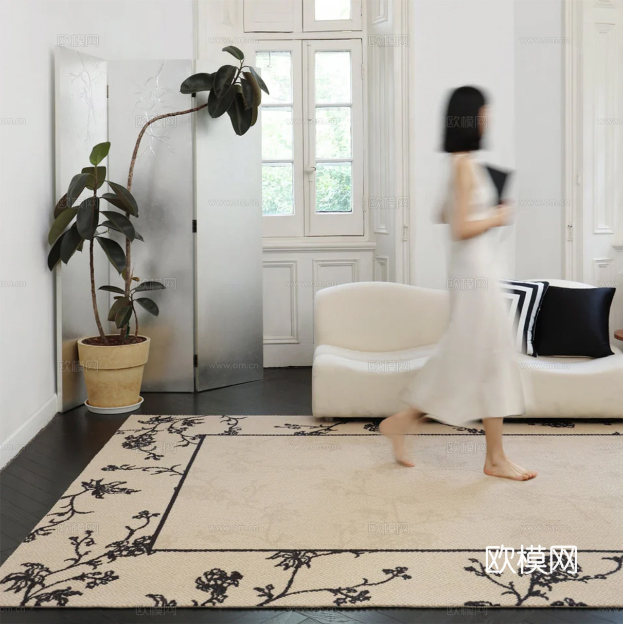 现代地毯下载（渲染图1）