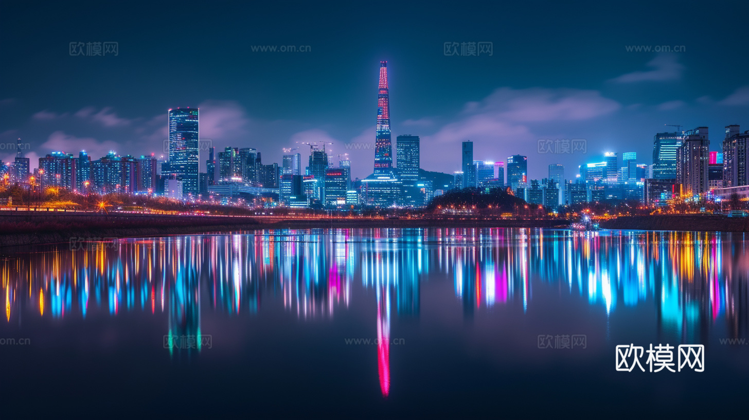 夜晚都市外景