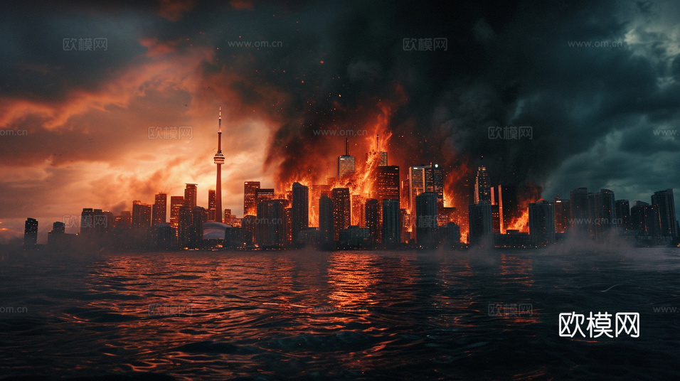 夜晚都市外景下載(渲染圖5)