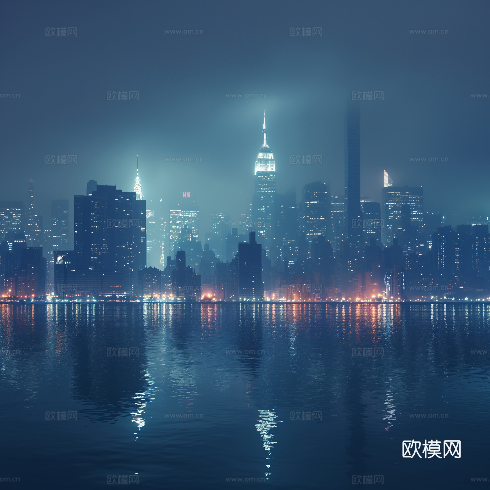 夜晚都市外景