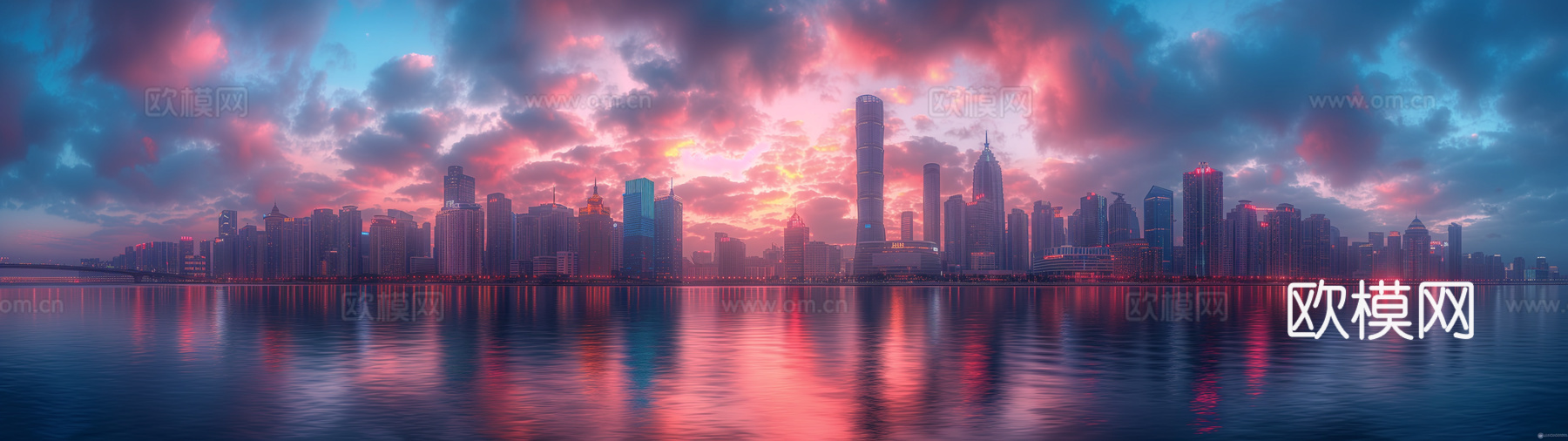 夜晚都市外景