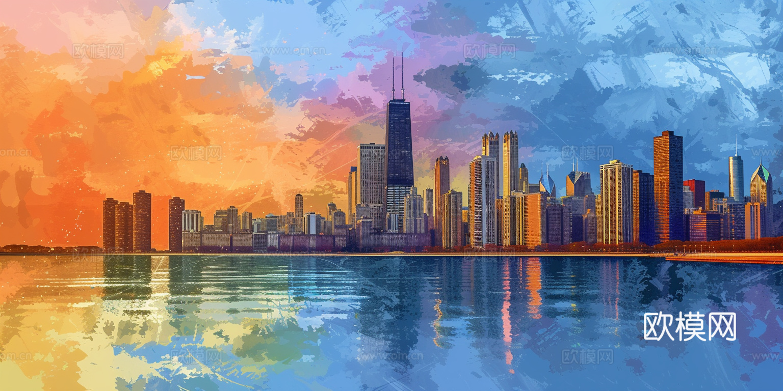 夜晚都市外景下载（渲染图4）