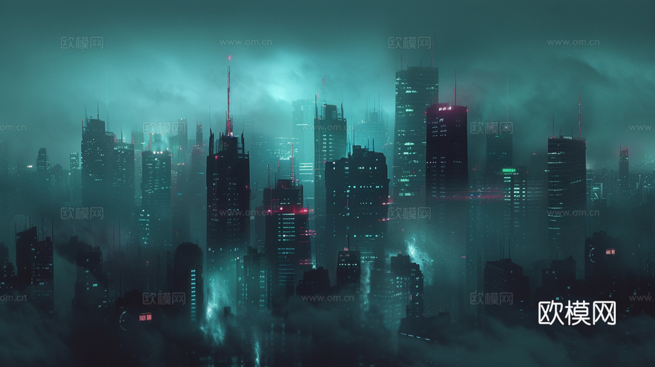 夜晚都市外景下载(渲染图3)
