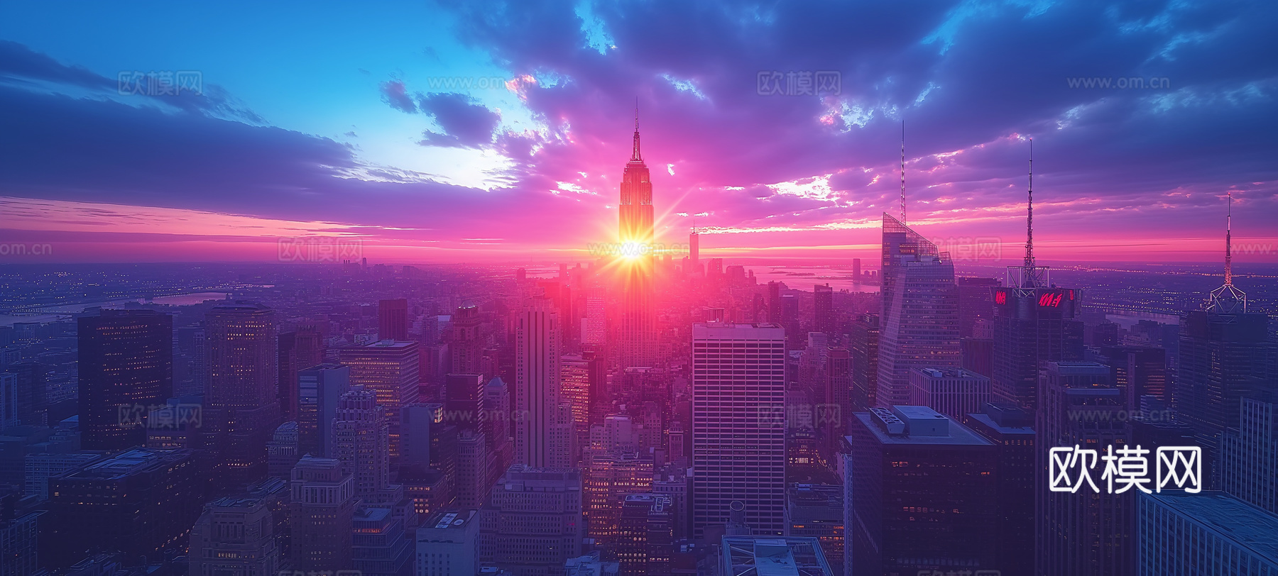 夜晚都市外景下载（渲染图6）