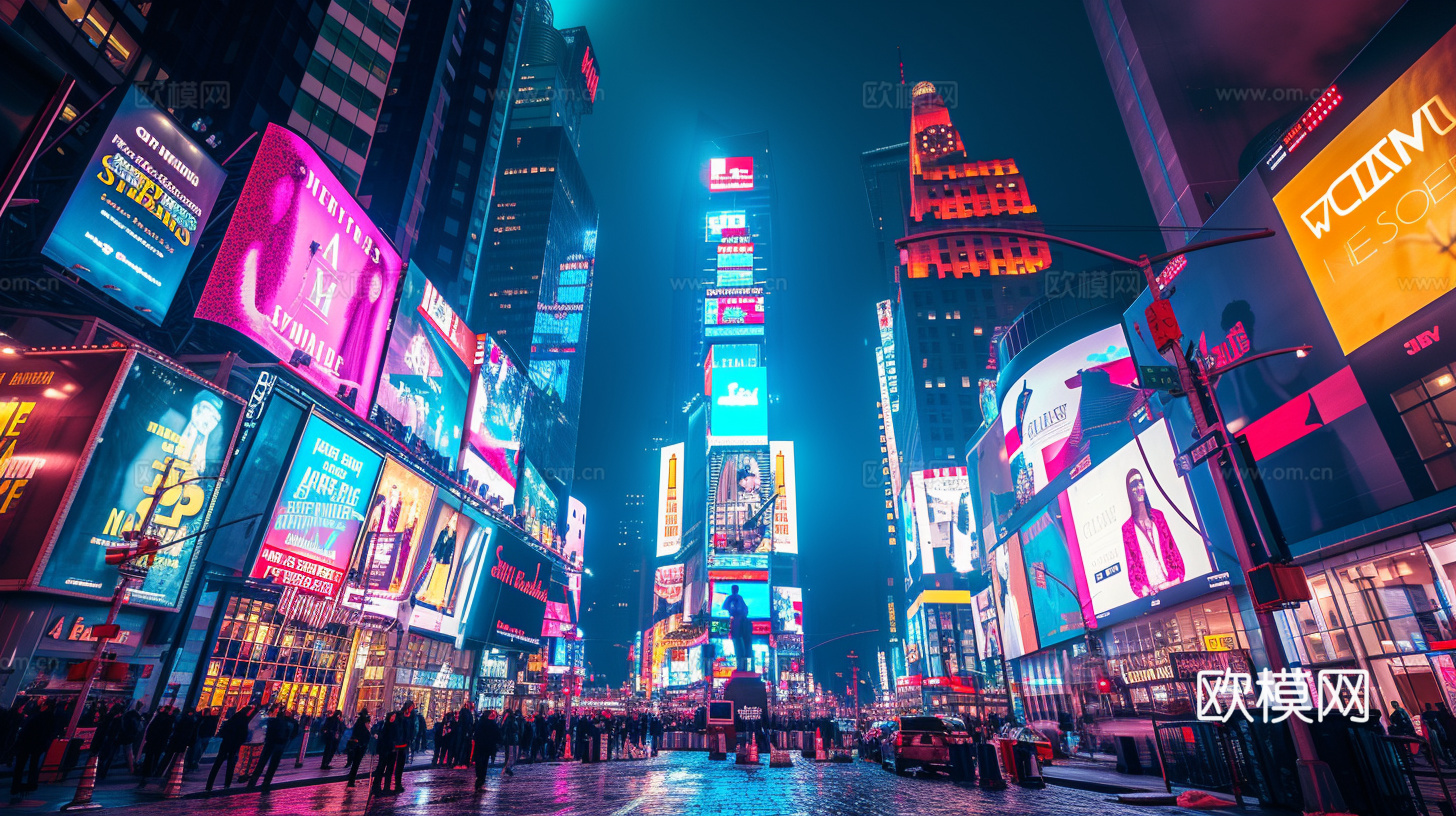 夜晚都市外景
