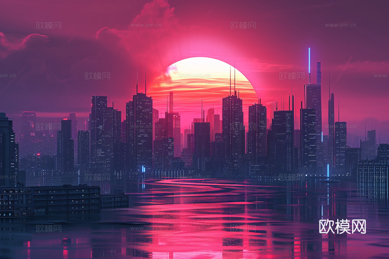 夜晚都市外景