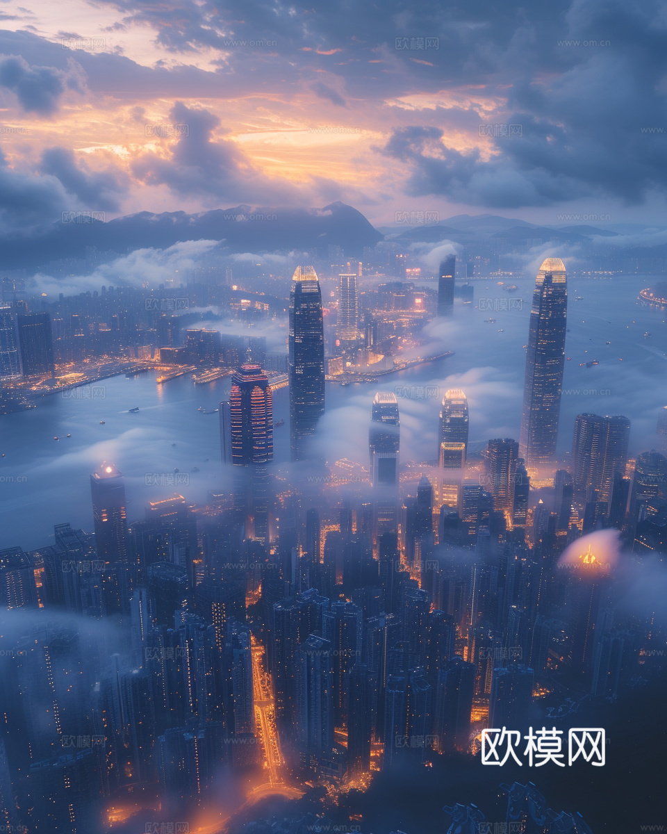 夜晚都市外景