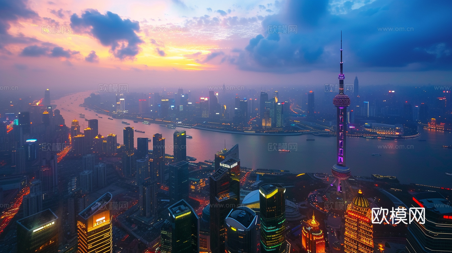 夜晚都市外景
