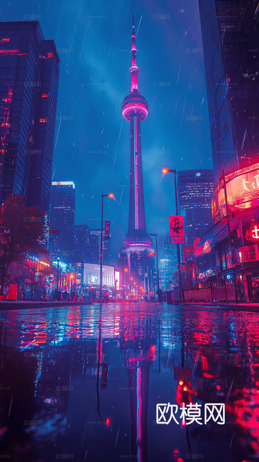 夜晚都市外景