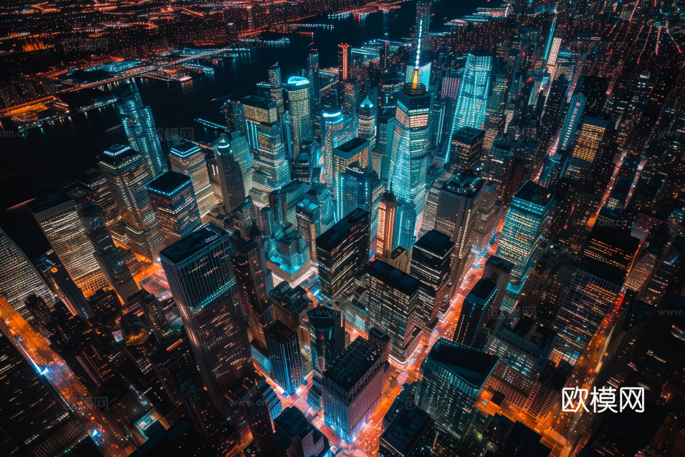 夜晚都市外景