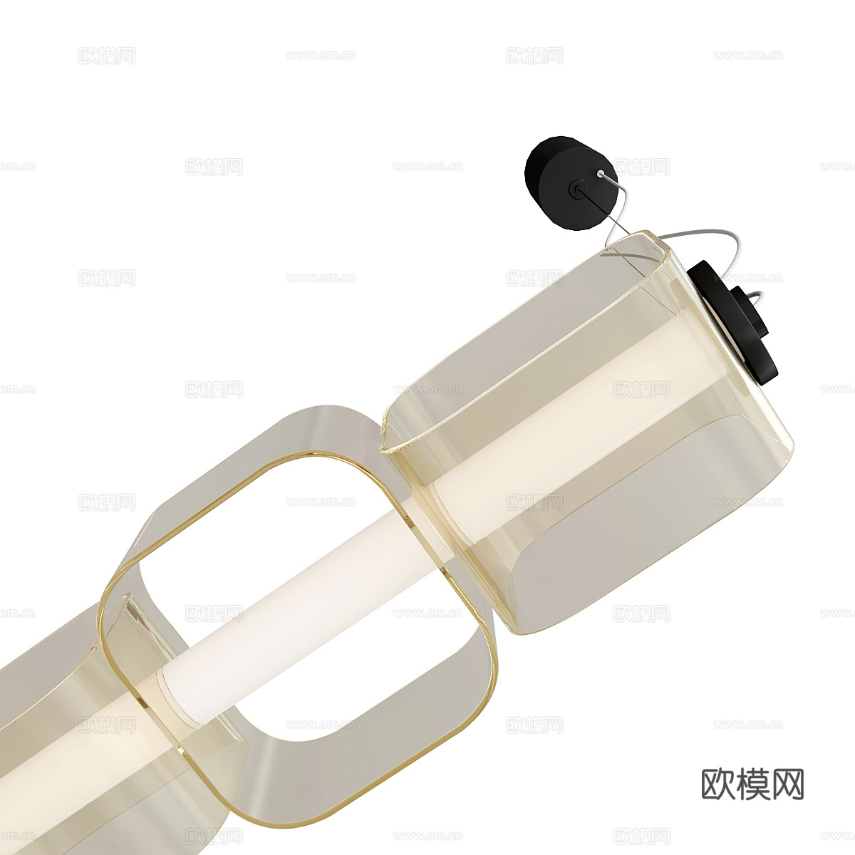 现代意式极简装饰吊灯3d模型