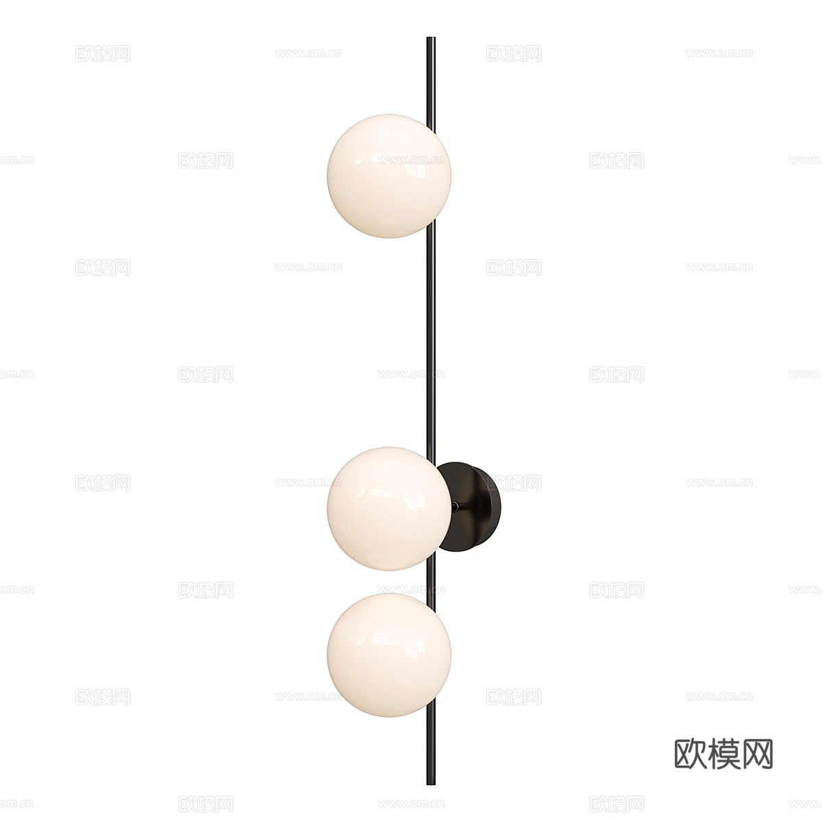 现代轻奢极简装饰壁灯3d模型