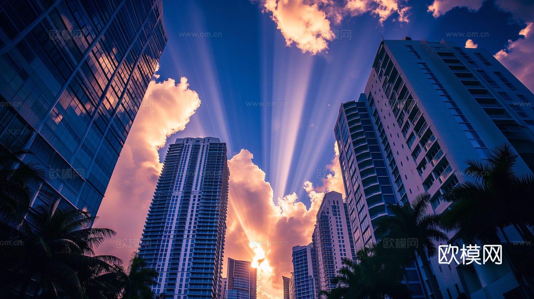 夜晚都市外景