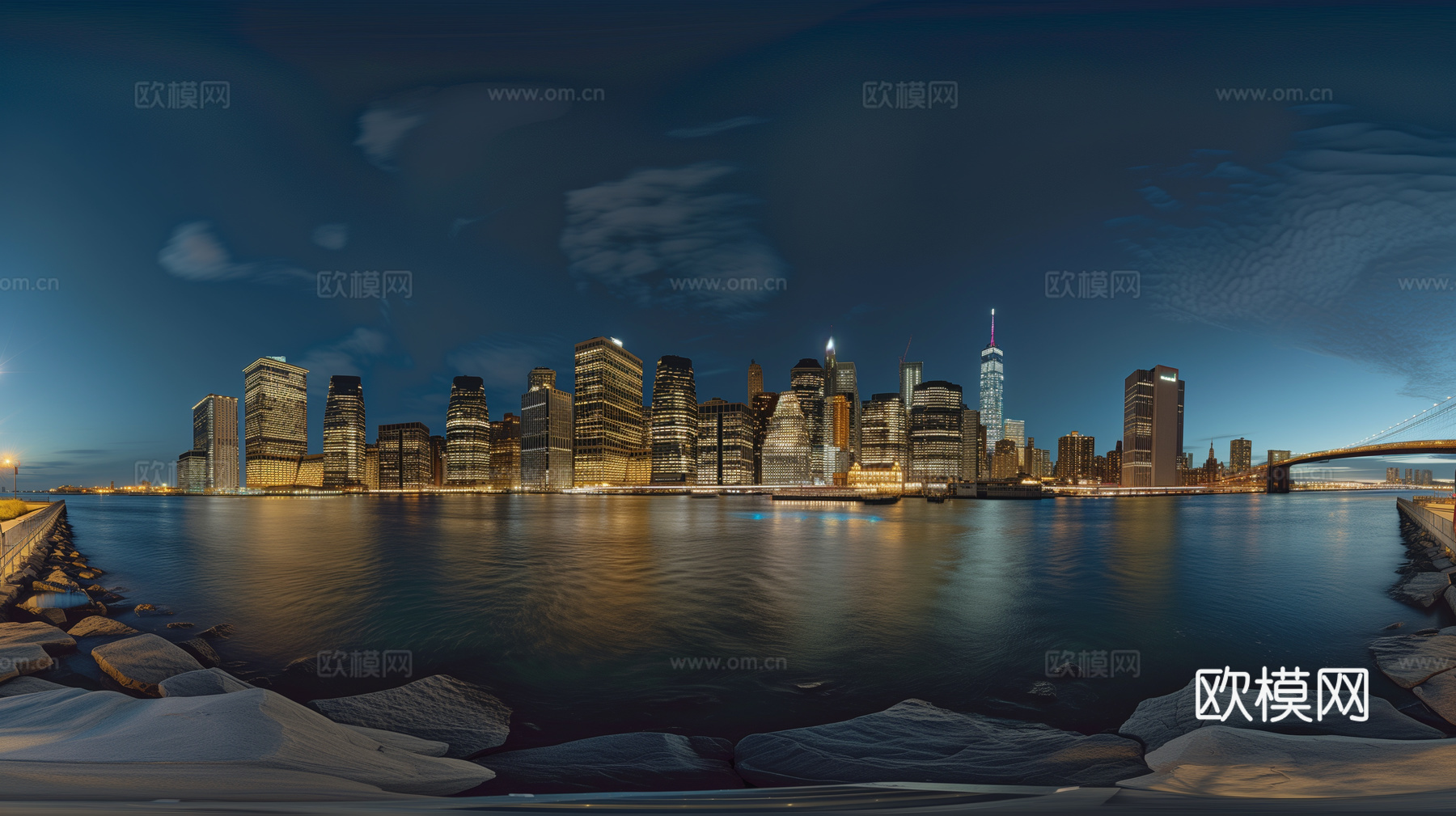 夜晚都市外景