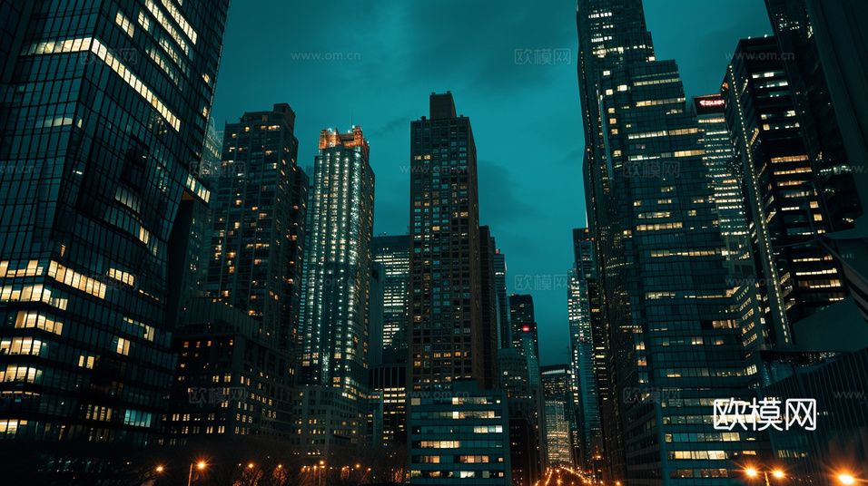 夜晚都市外景下載(渲染圖4)