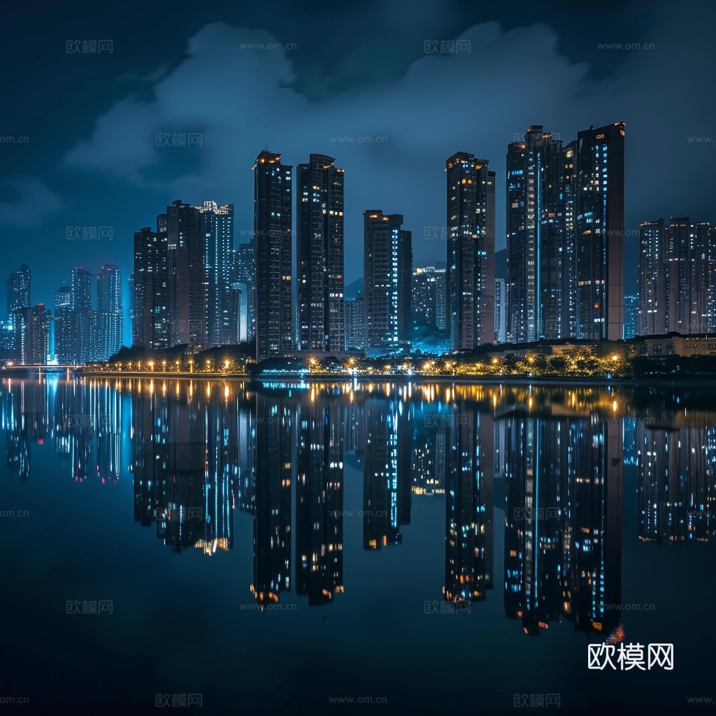 夜晚都市外景