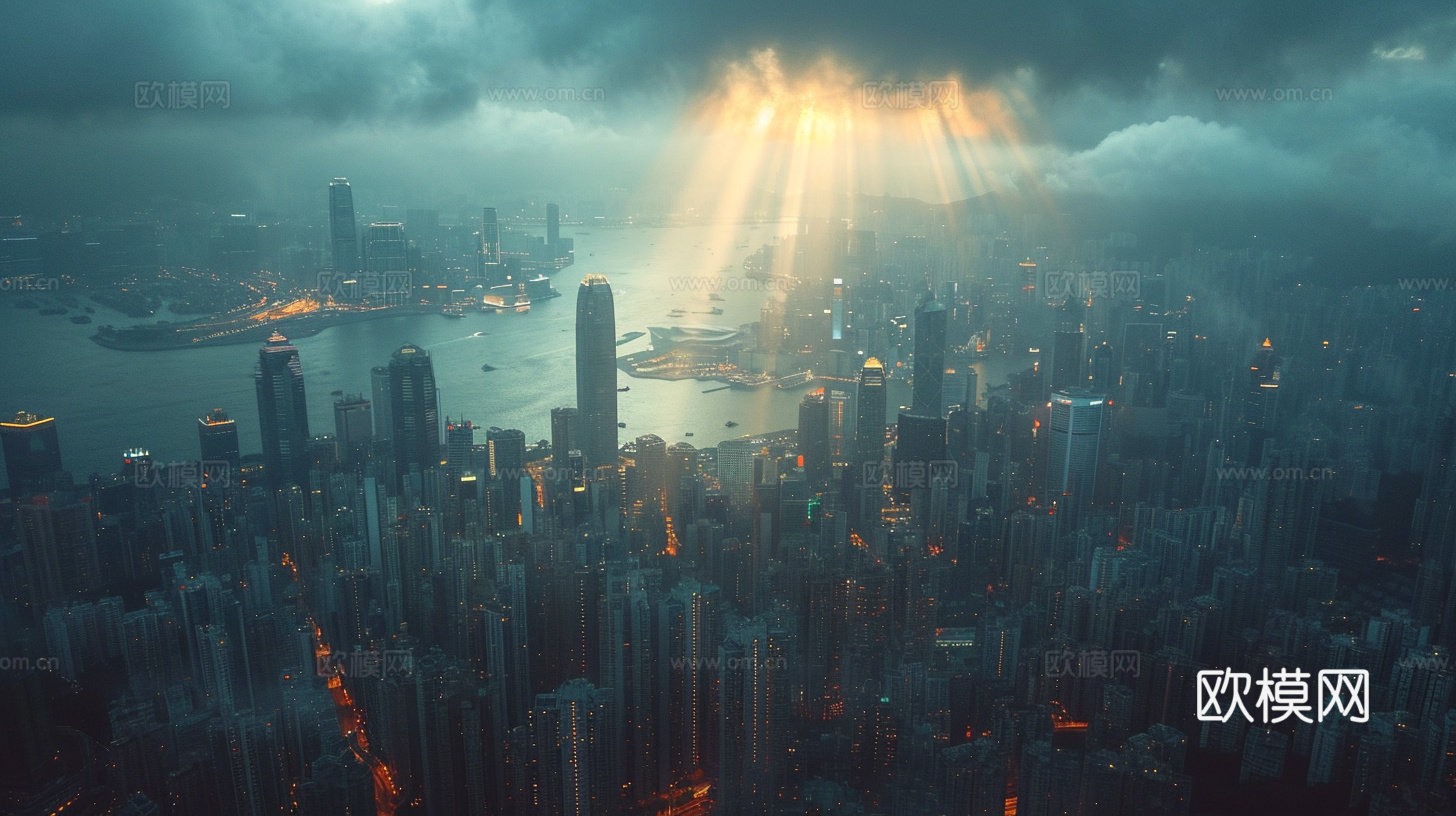 夜晚都市外景