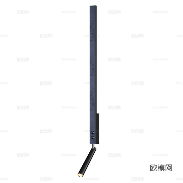 現(xiàn)代意式極簡長條壁燈3d模型下載(渲染圖3)