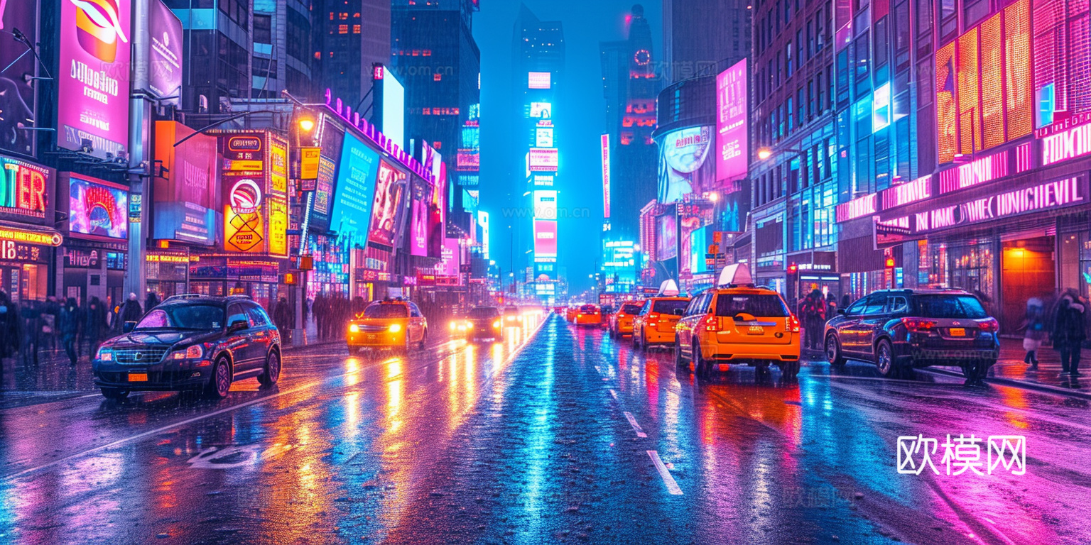 夜晚都市外景