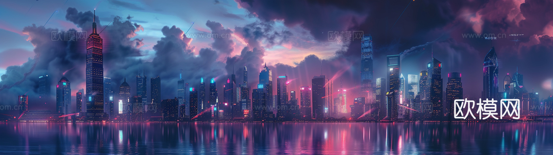 夜晚都市外景