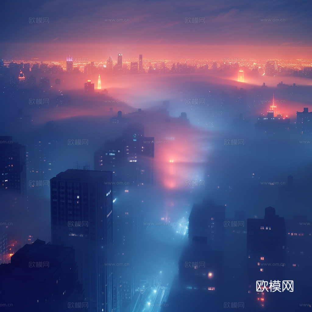 夜晚都市外景