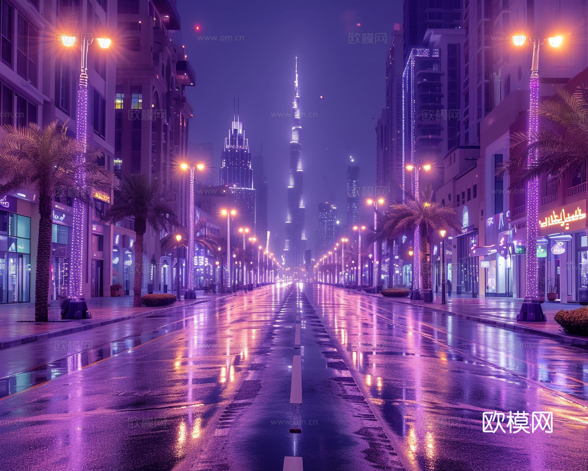 夜晚都市外景