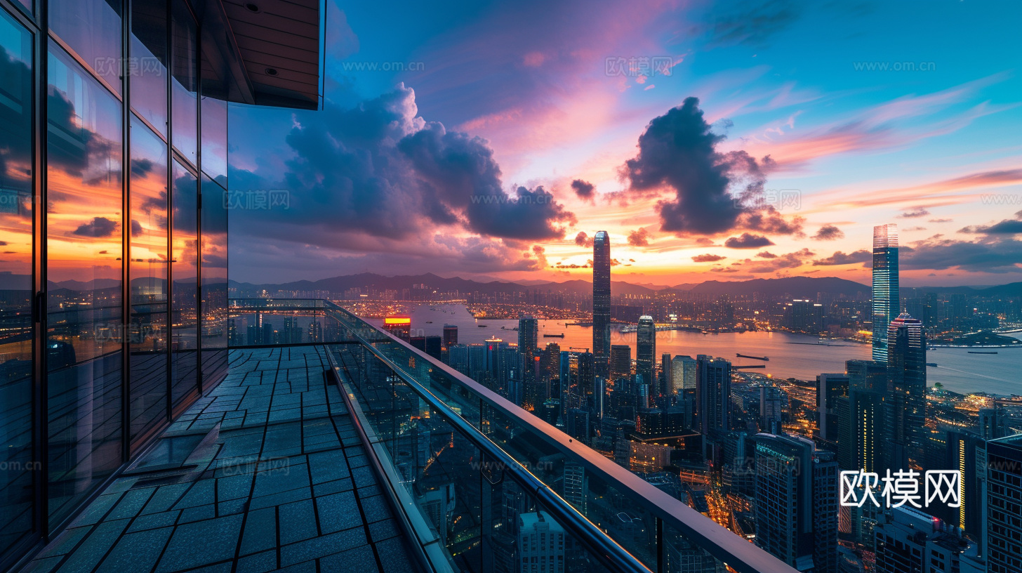 夜晚都市外景