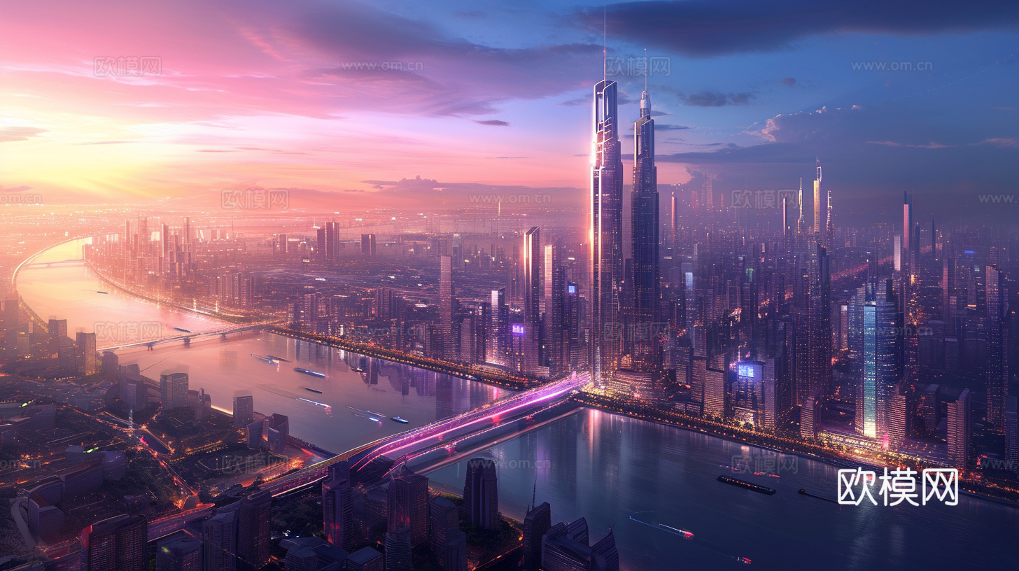 夜晚都市外景