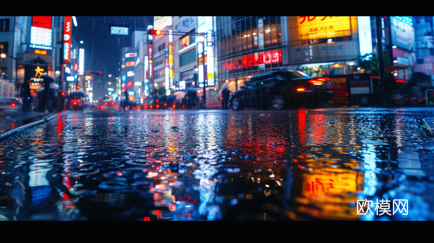 夜晚都市外景