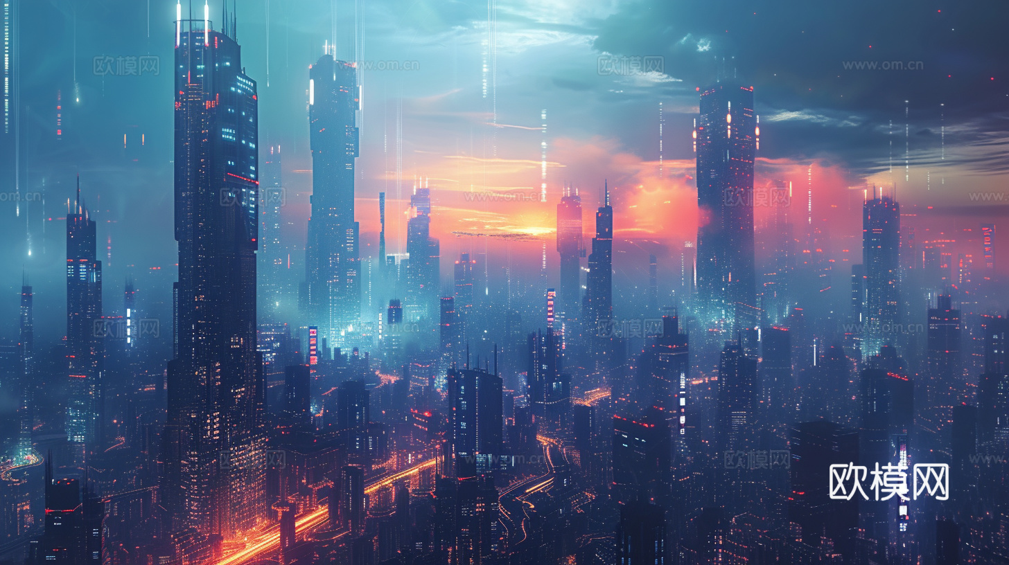 夜晚都市外景