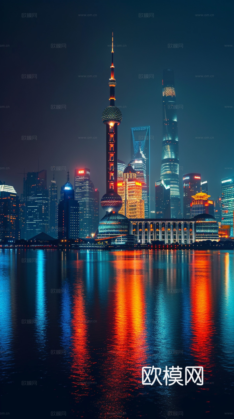 夜晚都市外景