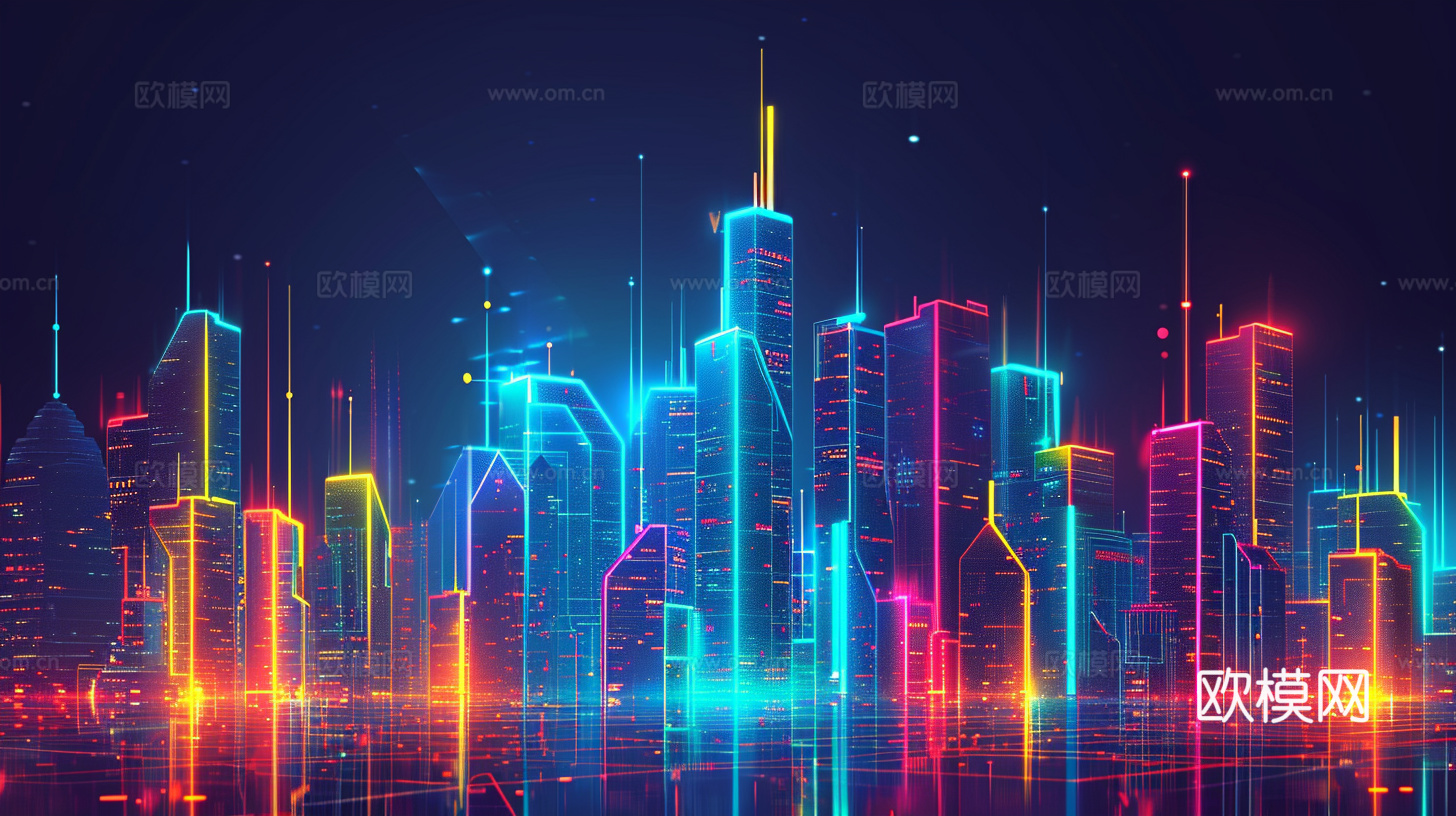 夜晚都市外景