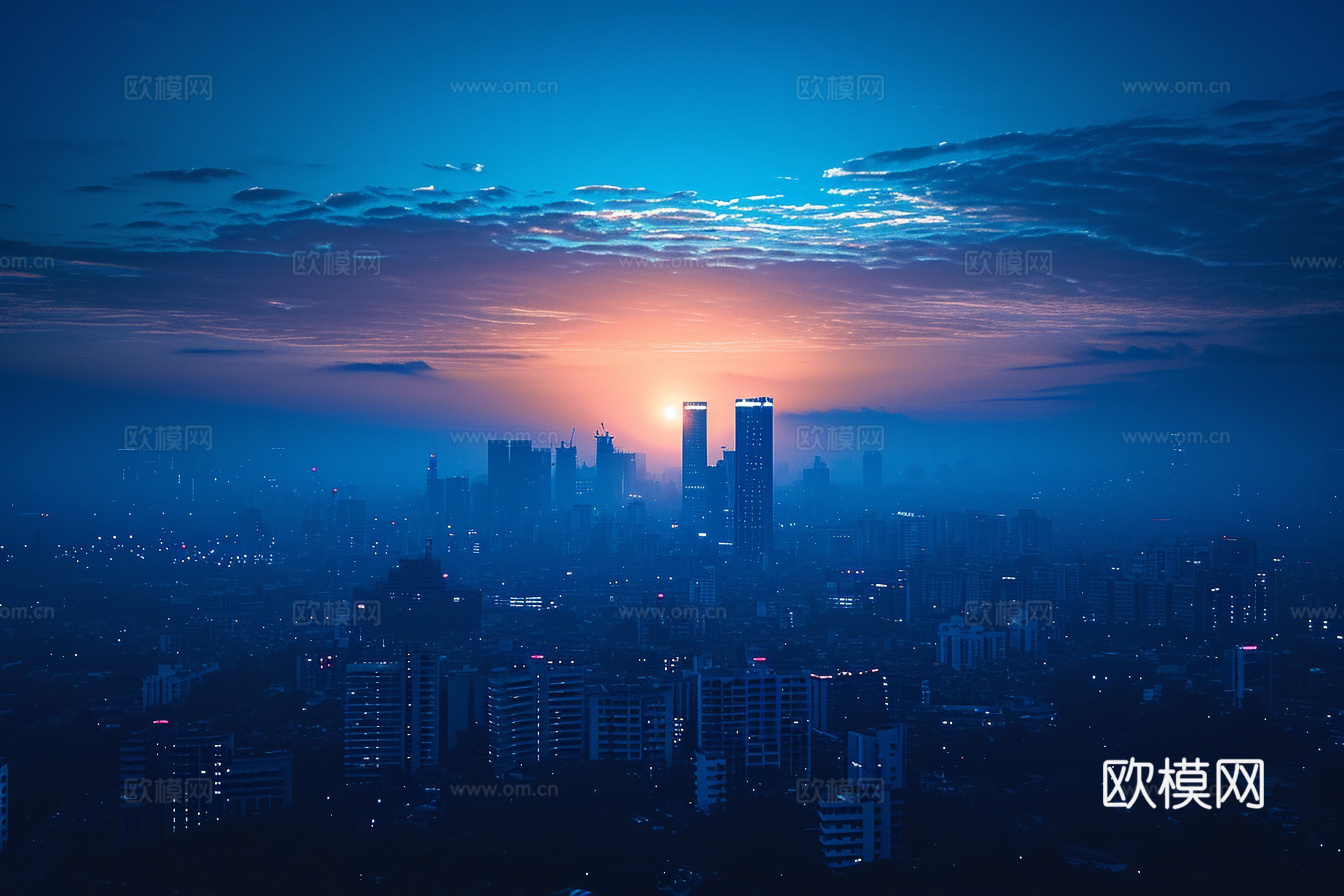 夜晚都市外景
