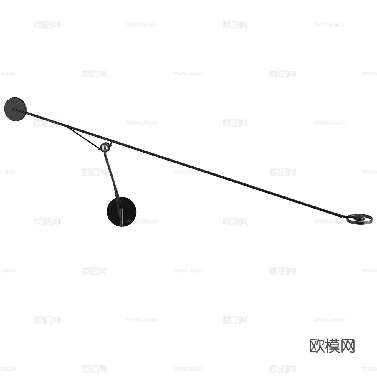 DCW 极简壁灯 复古壁灯 中古风壁灯 简约壁灯 摇臂壁灯3d模型