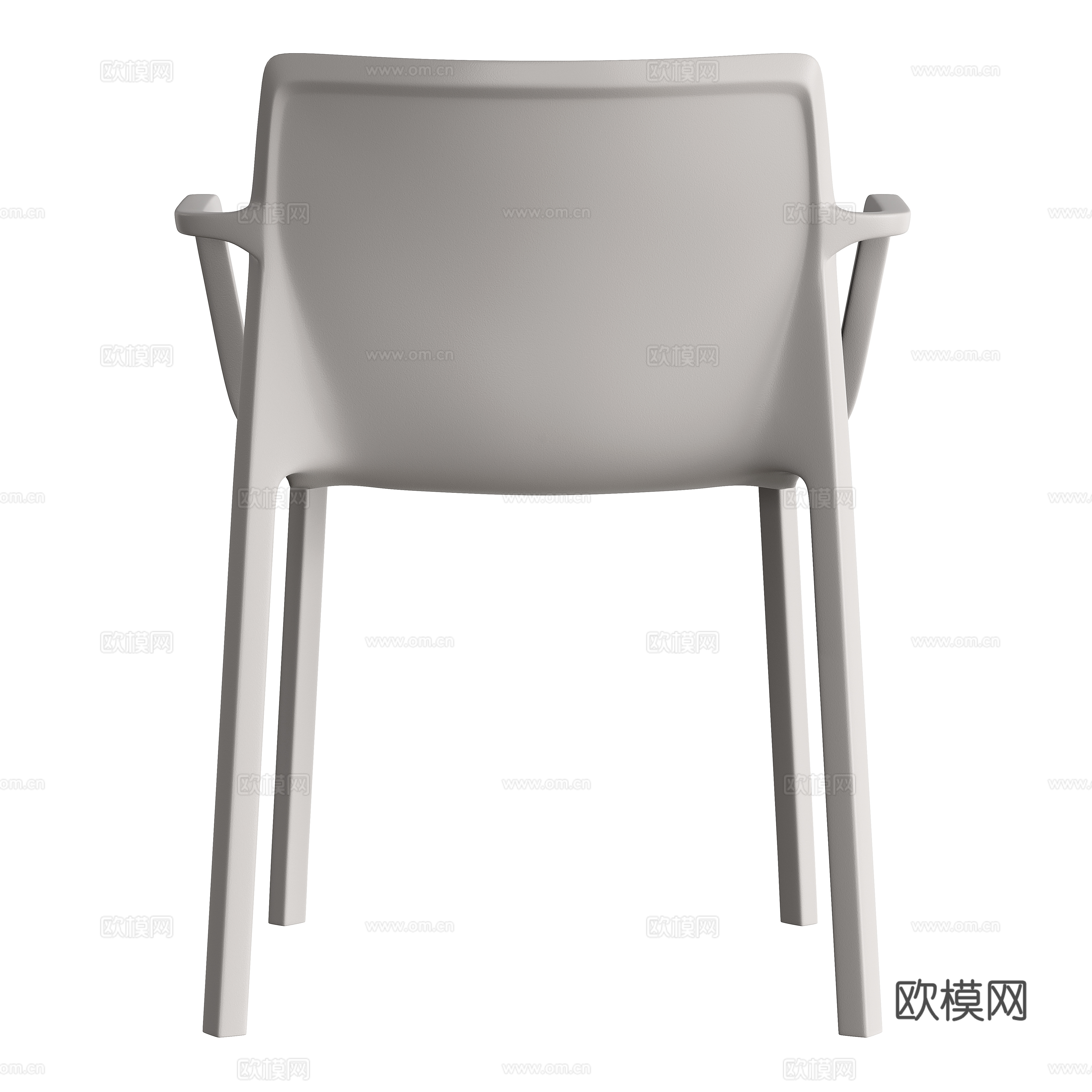 现代极简餐椅3d模型