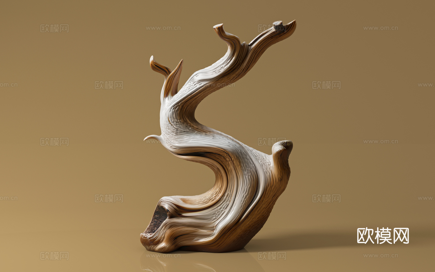 根雕木雕雕刻雕塑 艺术摆件 抽象创意 文物物品 展览展示 文3d模型